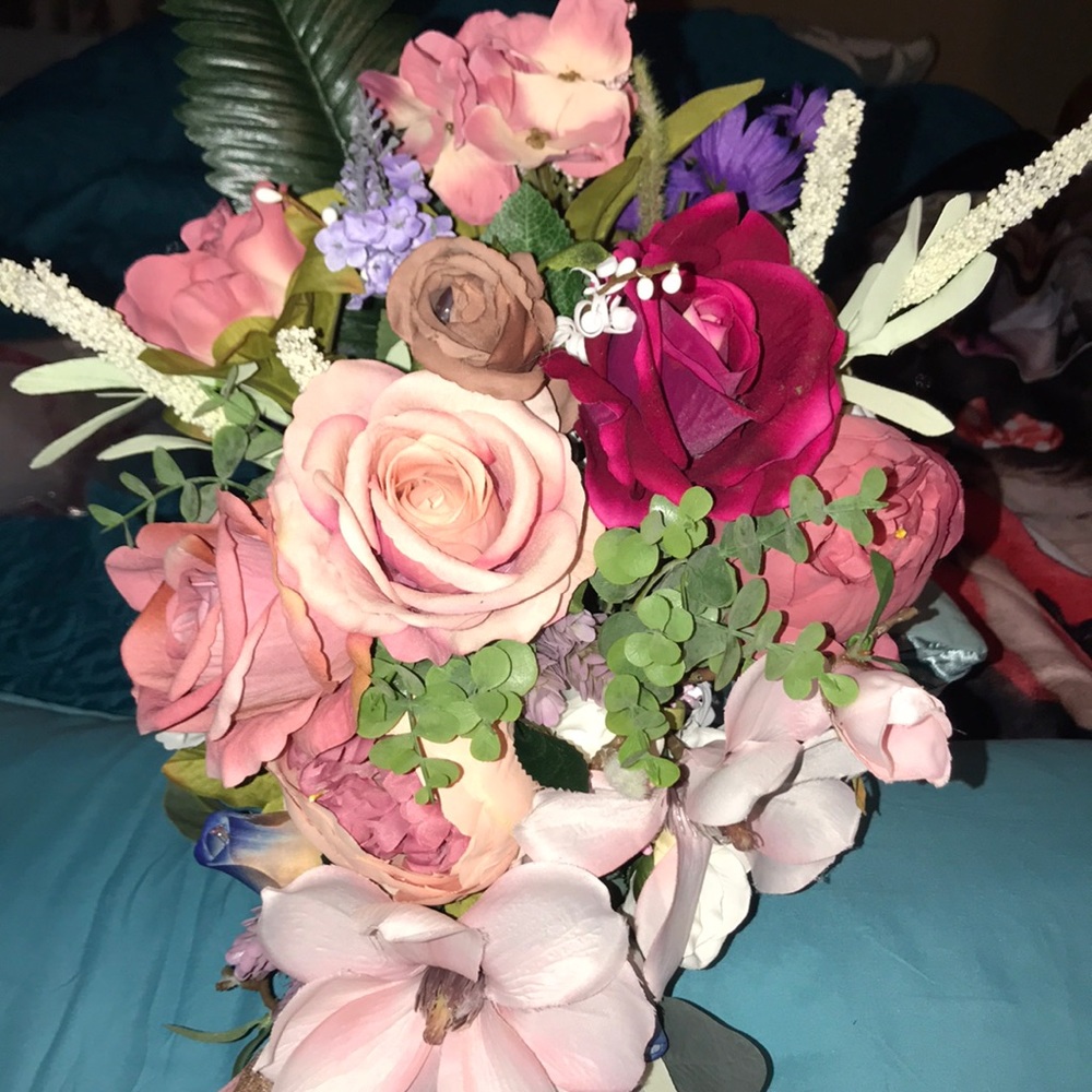 New Cascading Bridal Bouquet